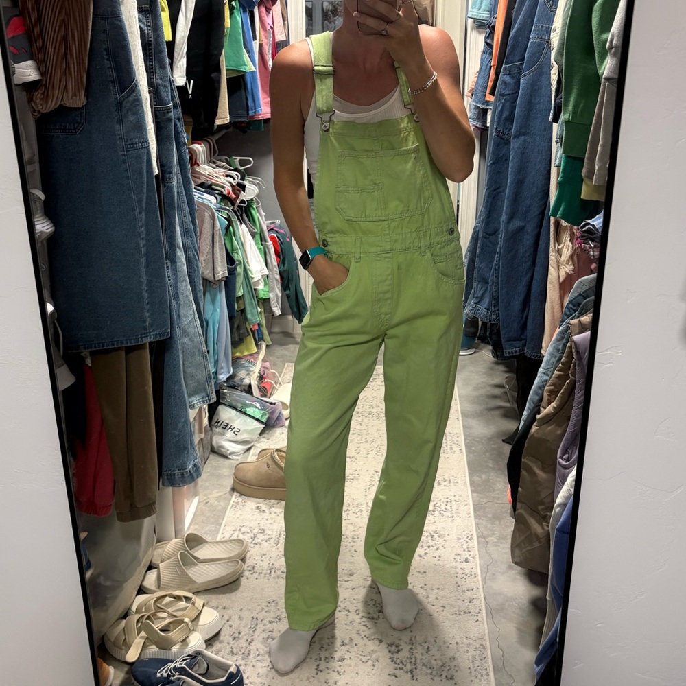 Free People We The Free Ziggy Denim Overalls - Picture 3 of 8